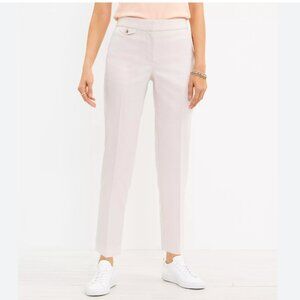 LOFT Button Pocket Slim Pants in Houndstooth